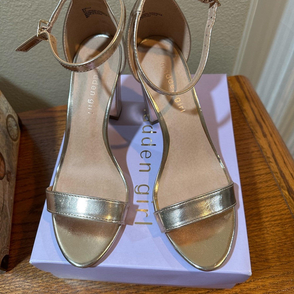 Madden Girl Metallic Heels